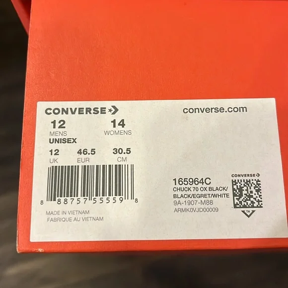 Converse Chuck 70 Archive Print Star Shoes Sneakers Americana July 4th Men’s 12